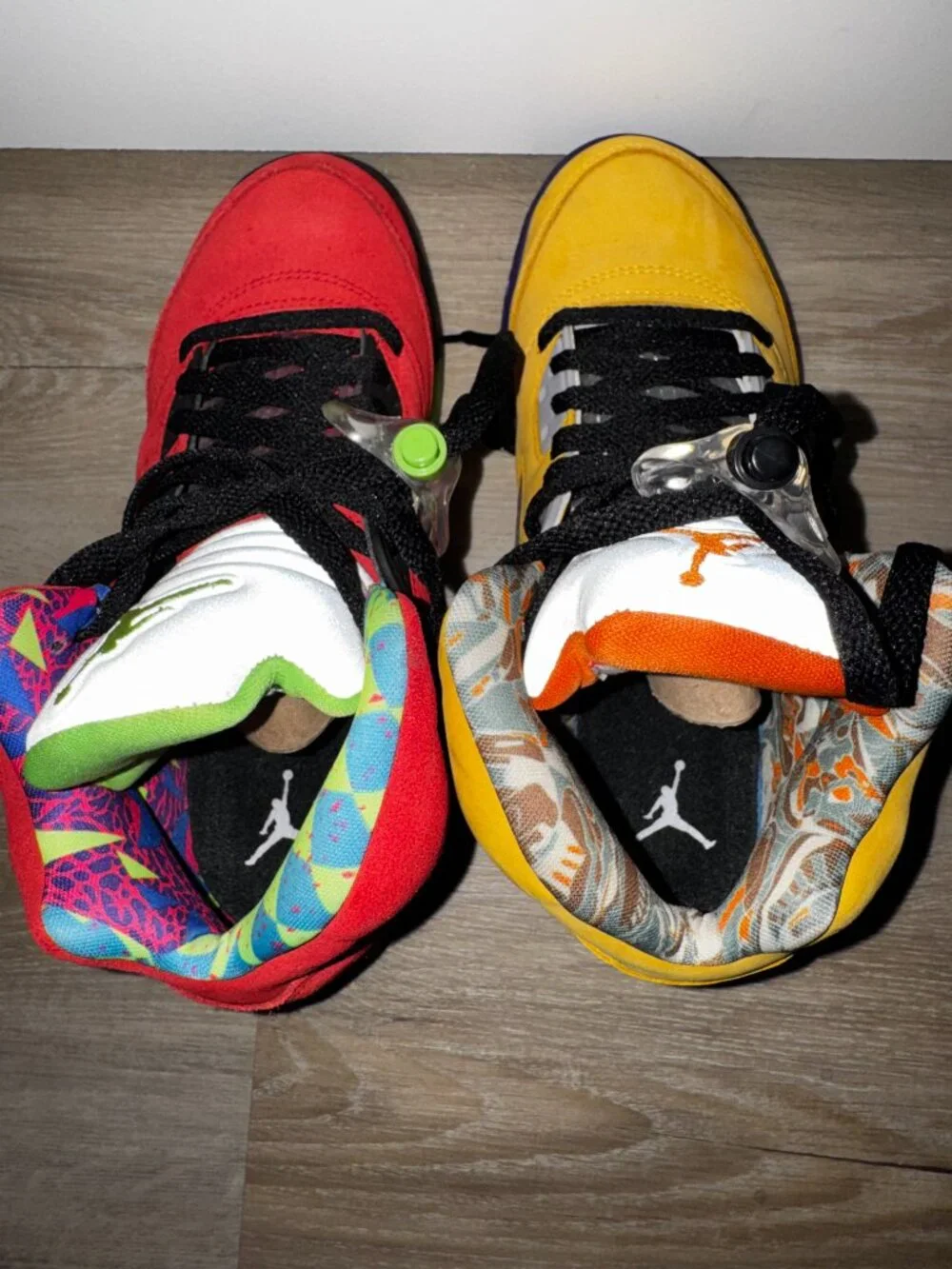 Air Jordan 5 Retro SE What The GS Size 5.5Y Youth Multicolor Worn Twice No Box